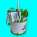 Curious Chef Kid’s Cookware Caddy with Real Kid Friendly Utensils