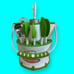 Curious Chef Kid’s Cookware Caddy with Real Kid Friendly Utensils