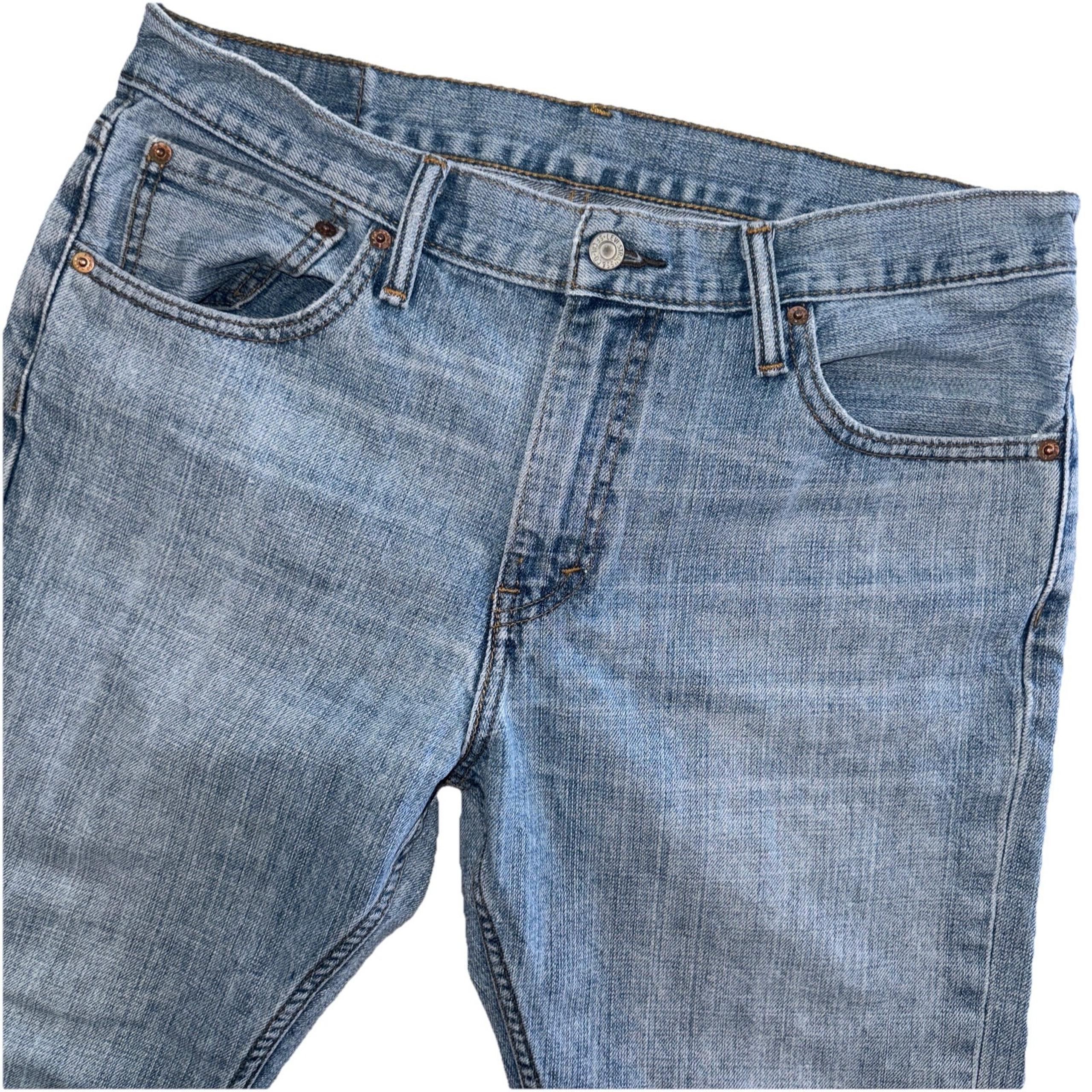 Levis 527 Jeans 34x30 Blue Low Rise Bootcut Denim