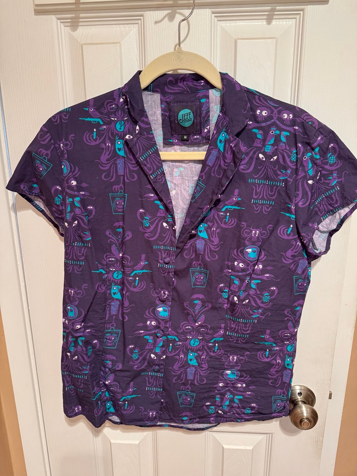 Jeff Granito Haunted Manson Tiki Aloha Shirt