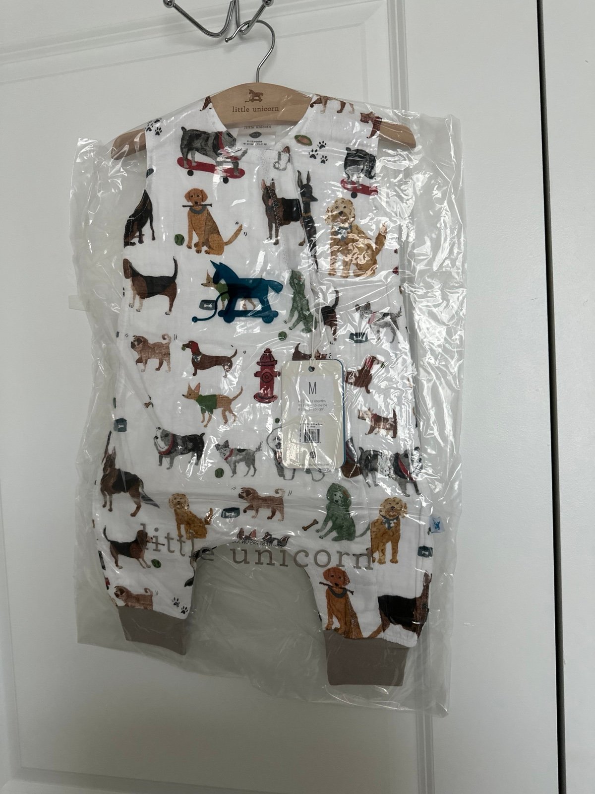 Little unicorn baby sleep romper dogs