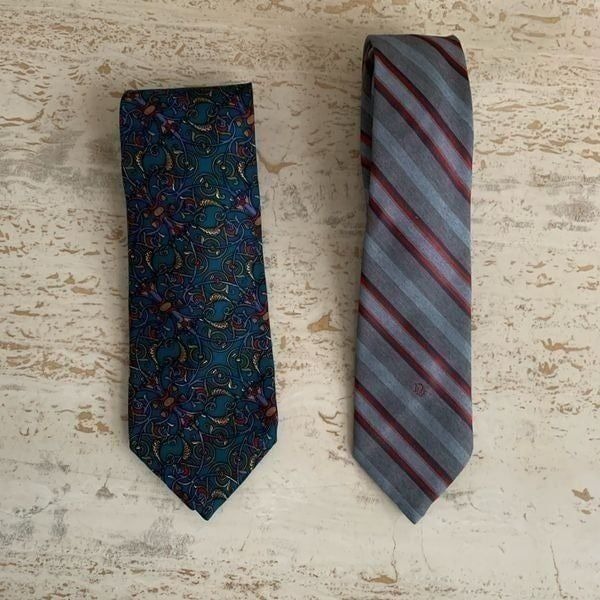 Set of 2 christian dior ties