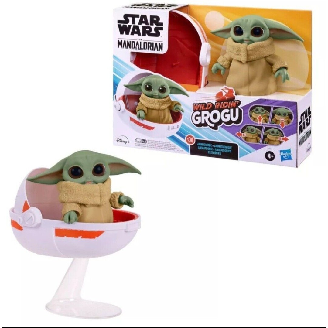 Star Wars Wild Ridin' Grogu Animatronic Hover Pram 25+ Combinations Interactive