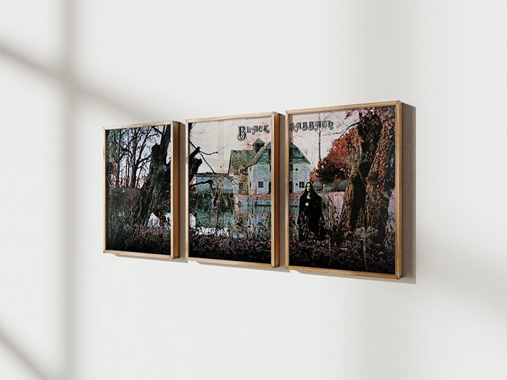 Black Sabbath Poster Unframed Set of 3 Rare, Ozzy Osbourne Wall Art, Ozzy Print,