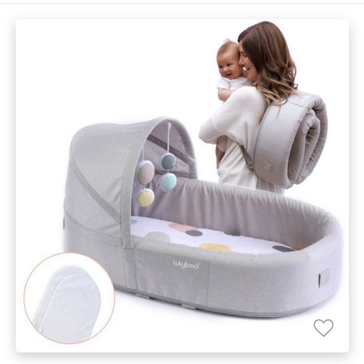Lulyboo Indoor/Outdoor bassinet backpack