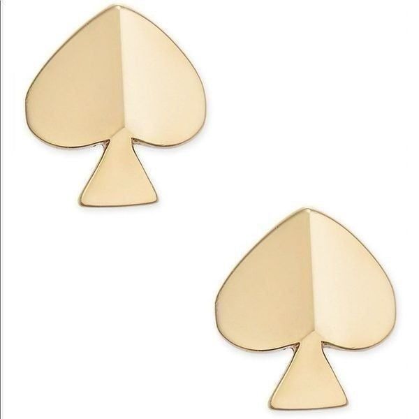 Kate Spade gold tone small studs earrings A2