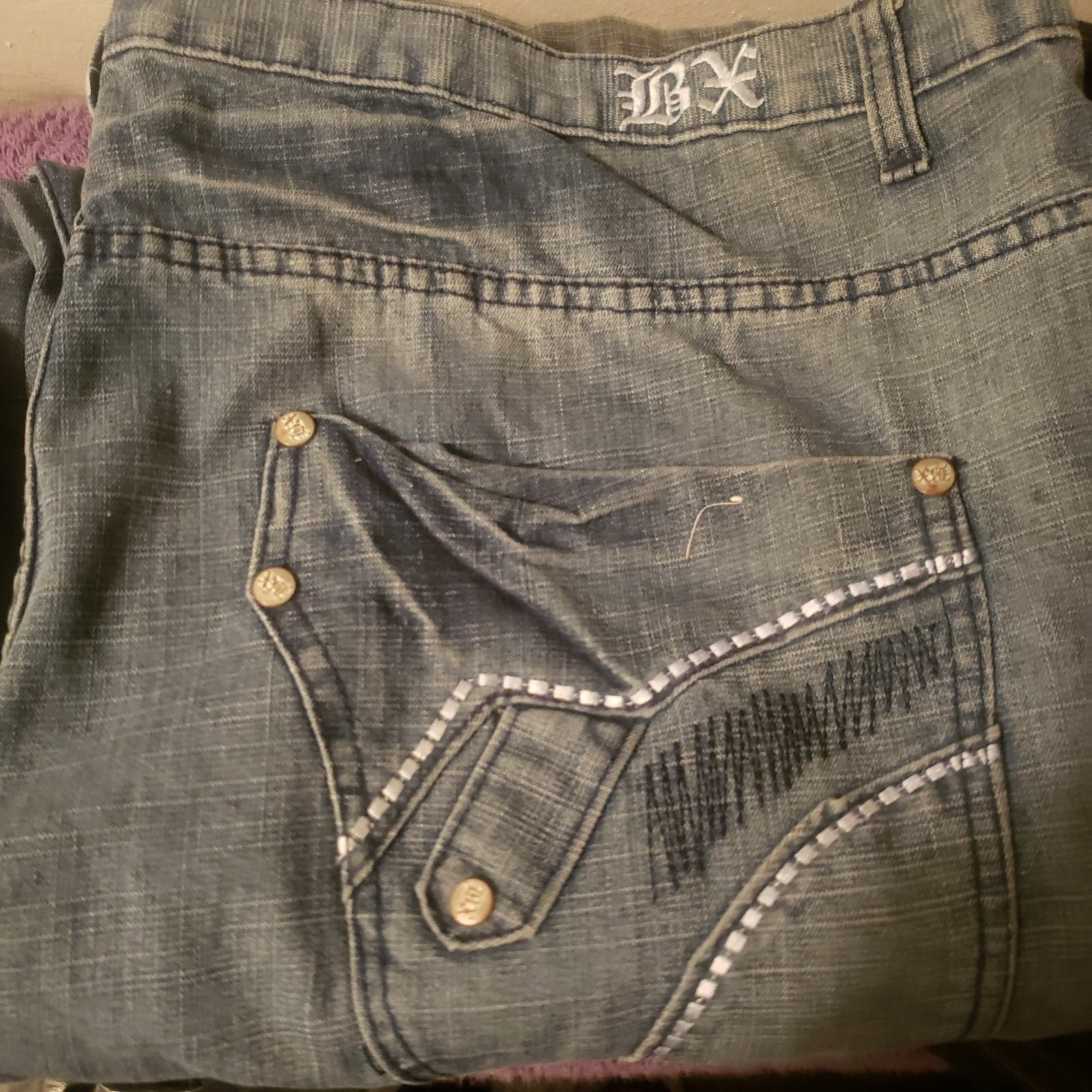 Men's used jeans and shorts. Brooklyn Ex