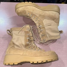 VIBRAM Army Military Combat TAN Flight Desert Boots SIZE 9 Men's