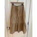 Brochu Walker Women's Tiered Midi Skirt Sz M Button Front Elastic Waist