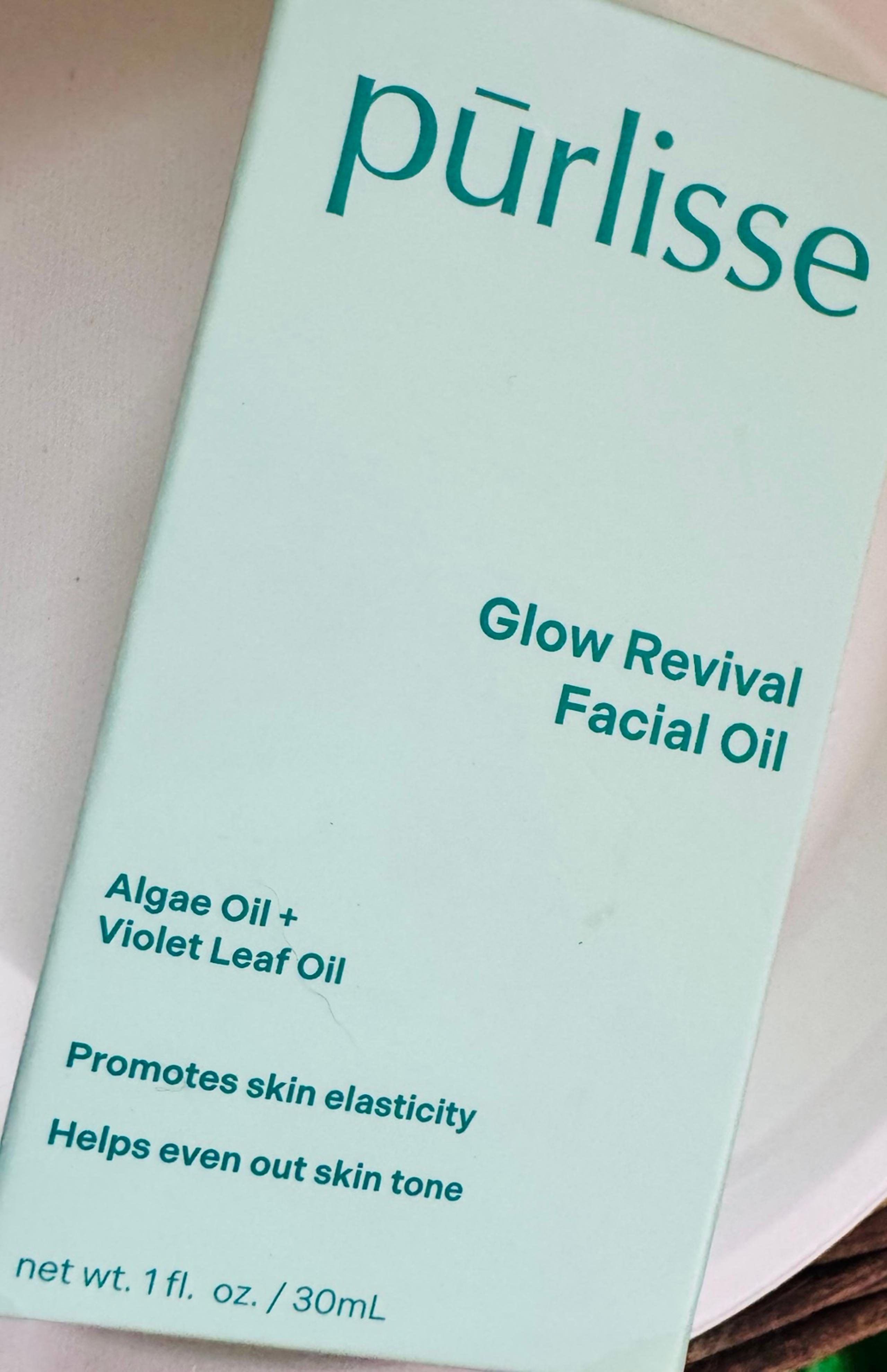 Purlisse glow revival facial oil -brand new, factory sticker sealed and lip oil