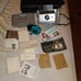 Vtg Polaroid Automatic 103 Land Camera w/ Flash & Accessories Hard Travel Case
