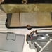 Vtg Polaroid Automatic 103 Land Camera w/ Flash & Accessories Hard Travel Case