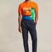 Polo by Ralph Lauren Classic Fit Mesh Graphic Polo Shirt