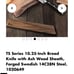 10” Bread knife with wooden sheath Cangshan