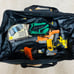 Large Zippered Tool Tote