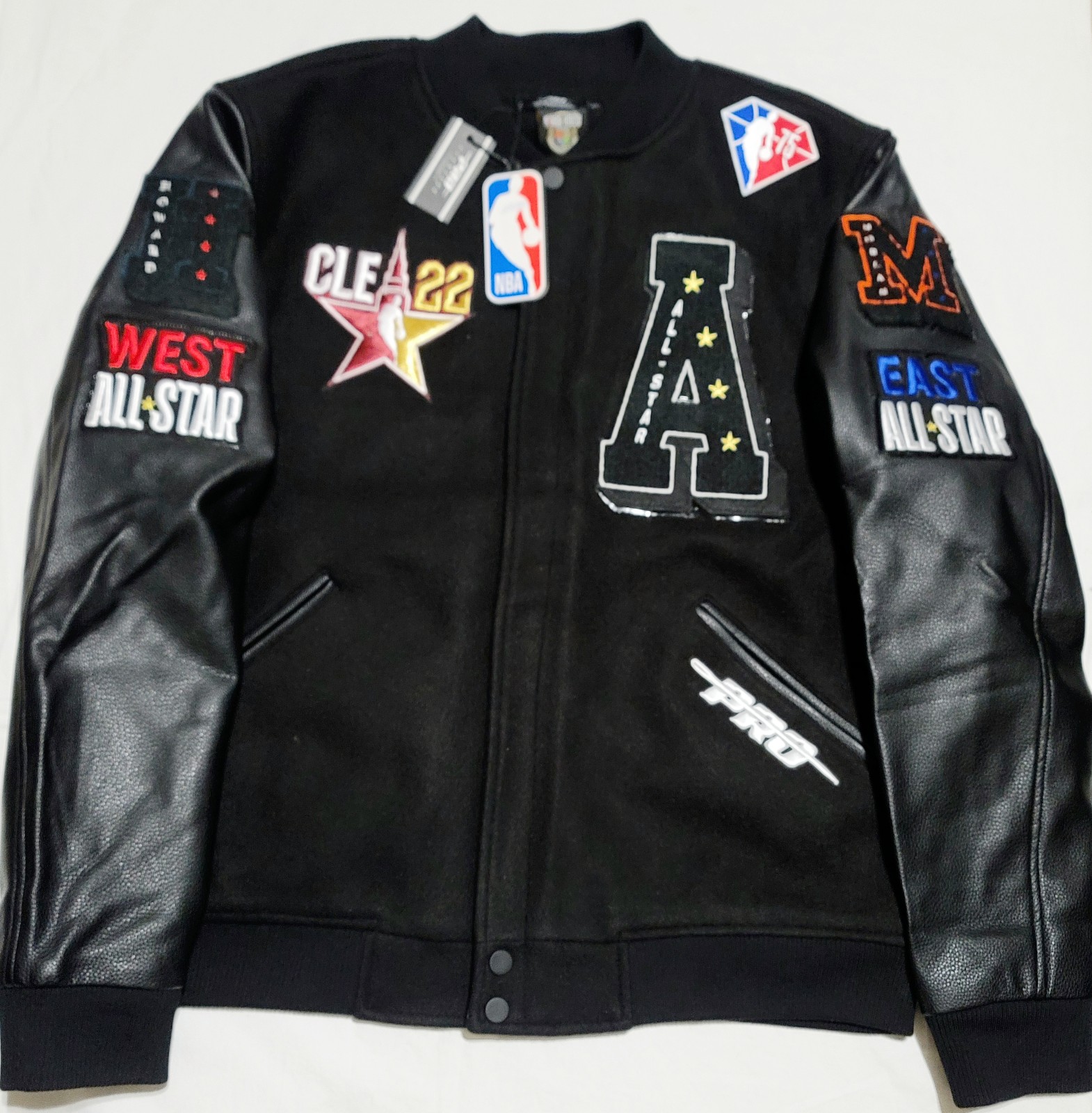 Pro Standard Black 2022 All-Star Game X HBCU Varsity Jacket Sz 2XL Men