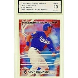 GEM 10 CODY BELLINGER ROOKIE REFRACTOR!!