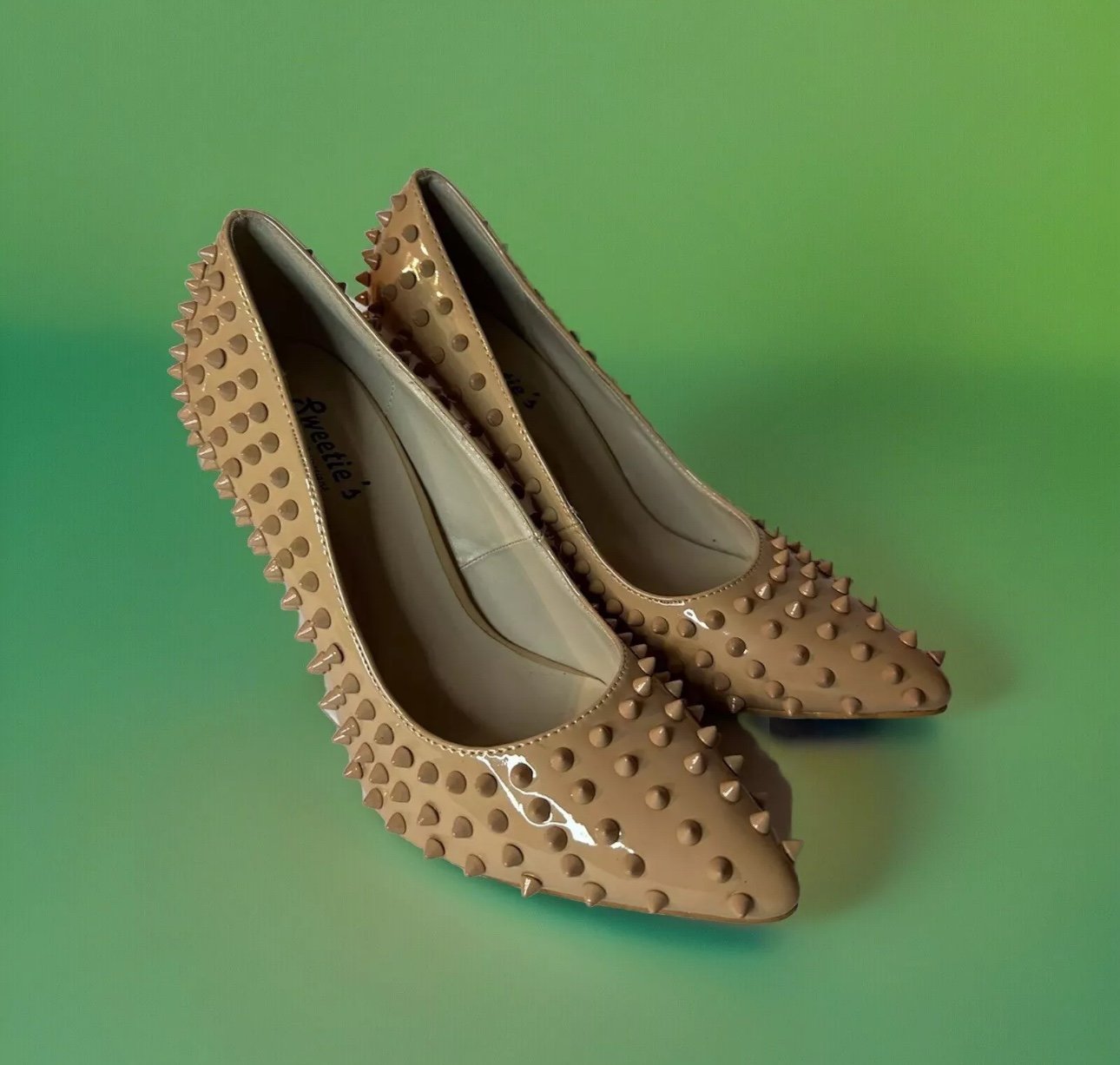 Womens Sweeties Shoe Collections Stiletto Shoes Rock Spiked Size 10