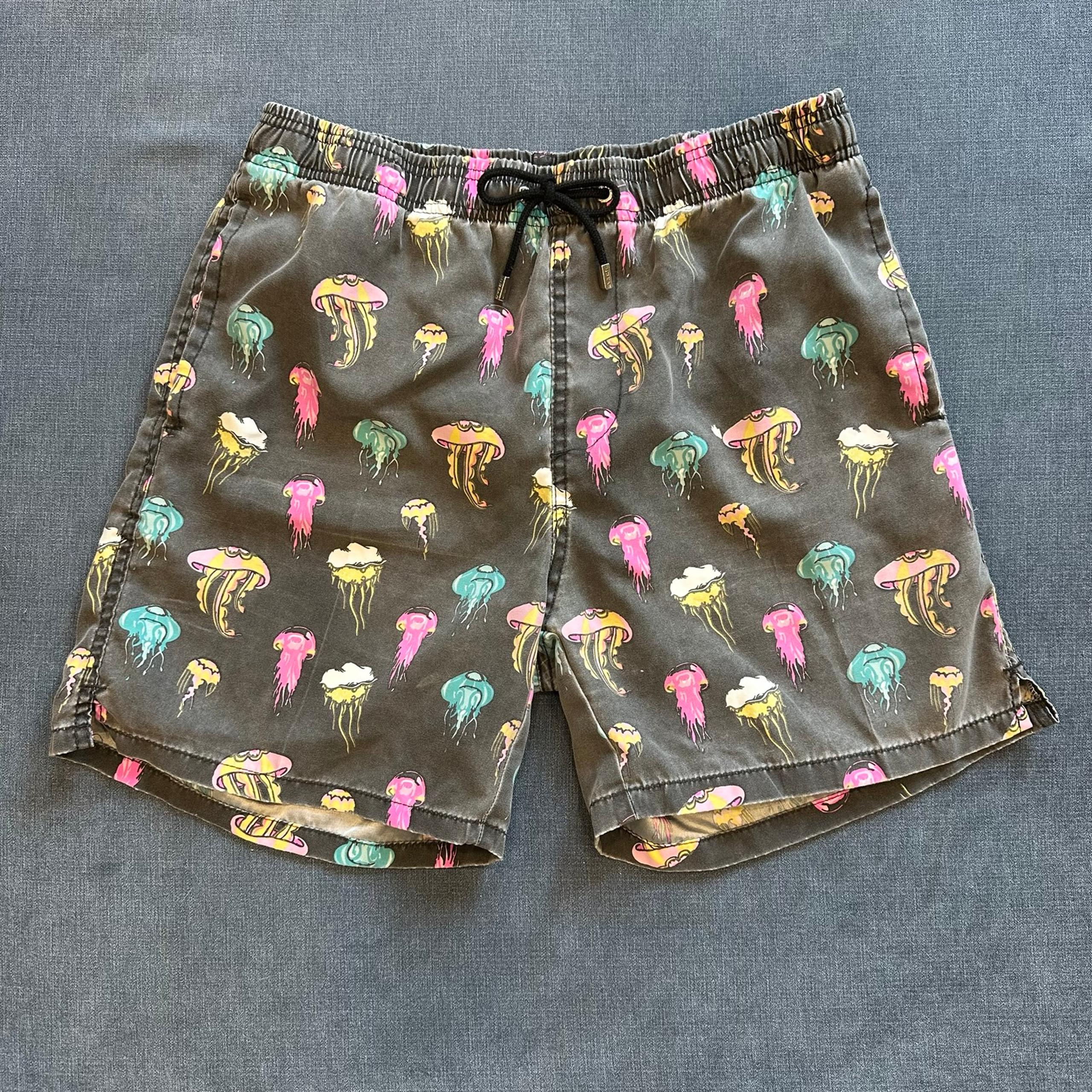 INGEAR Swim Mens Volley Trunks Jellyfish Party Quick Dry Fun Medium 32-34 Shorts