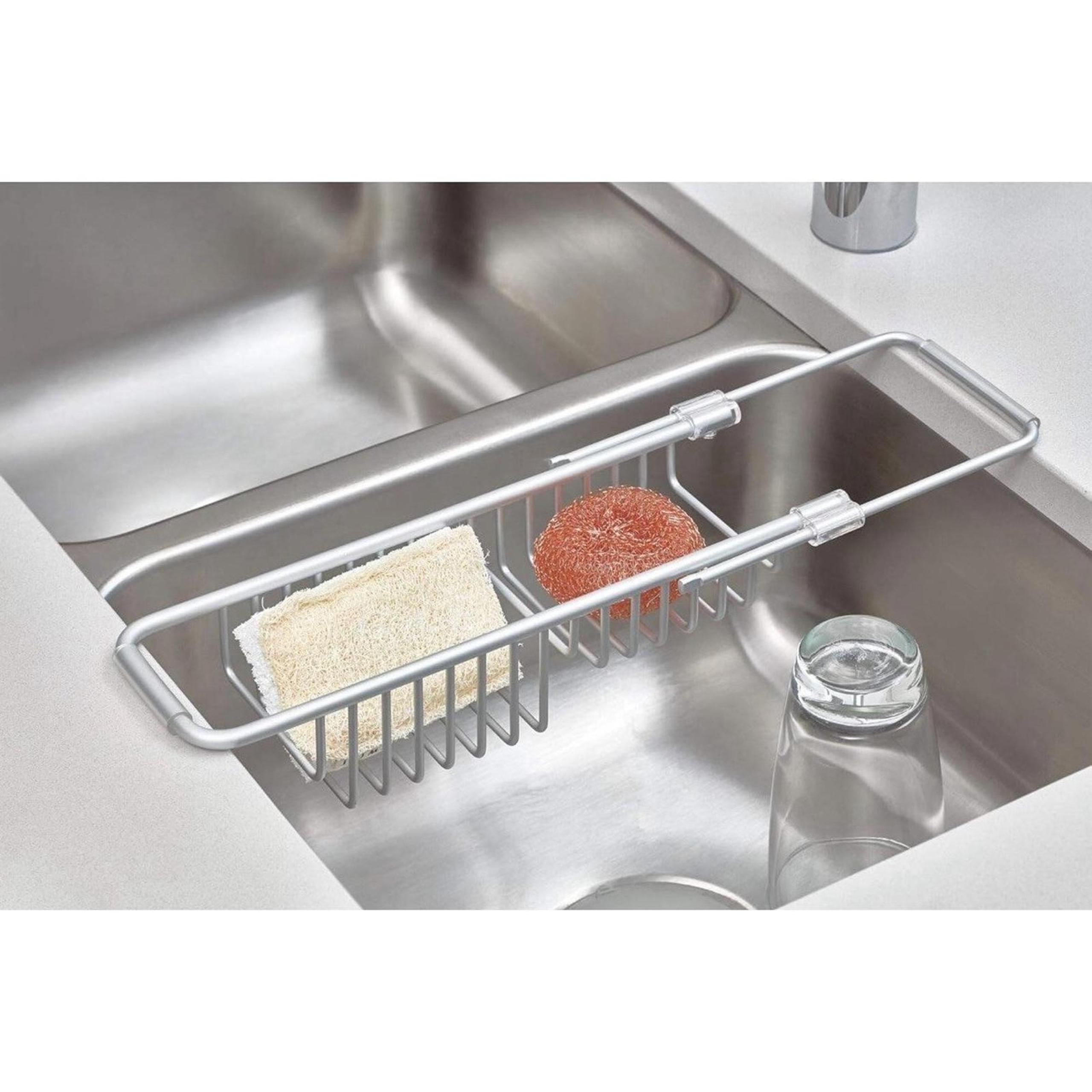 NEW InterDesign Aluminum Over Sink Caddy!