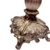 Vintage French Victorian Ornate Silver Lamp & Pink Ombre Fringe Floral Shade 16
