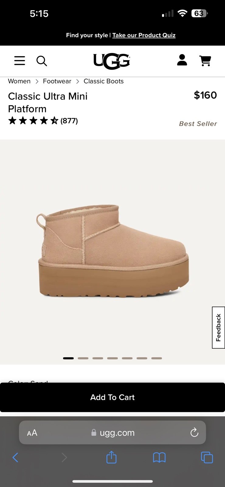 UGG Classic Mini