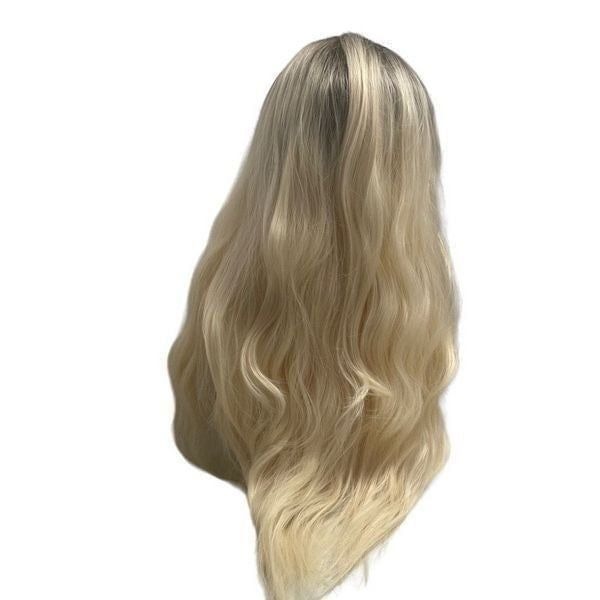 Long Synthetic Blonde Brown Wig 28” Length