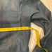VTG IOU Leather Trench Coat/Western Duster Jacket Blue Leather Mens Sz Large