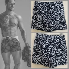 Capelle Swim Trunks Large 32-40 waist 5.5 inseam Nylon blend stretch fabric