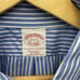 Brooks Brothers Classic Blue White Stripe Preppy Men Button Long Sleeve 17-2/3