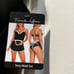 New French Affair Black Sexy maid babydoll set