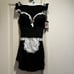 New French Affair Black Sexy maid babydoll set
