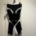 New French Affair Black Sexy maid babydoll set
