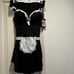 New French Affair Black Sexy maid babydoll set