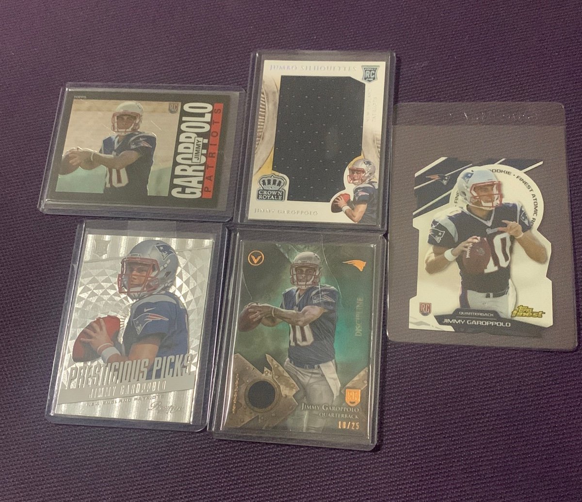2014 Jimmy Garoppolo Rookie card lot patch /25