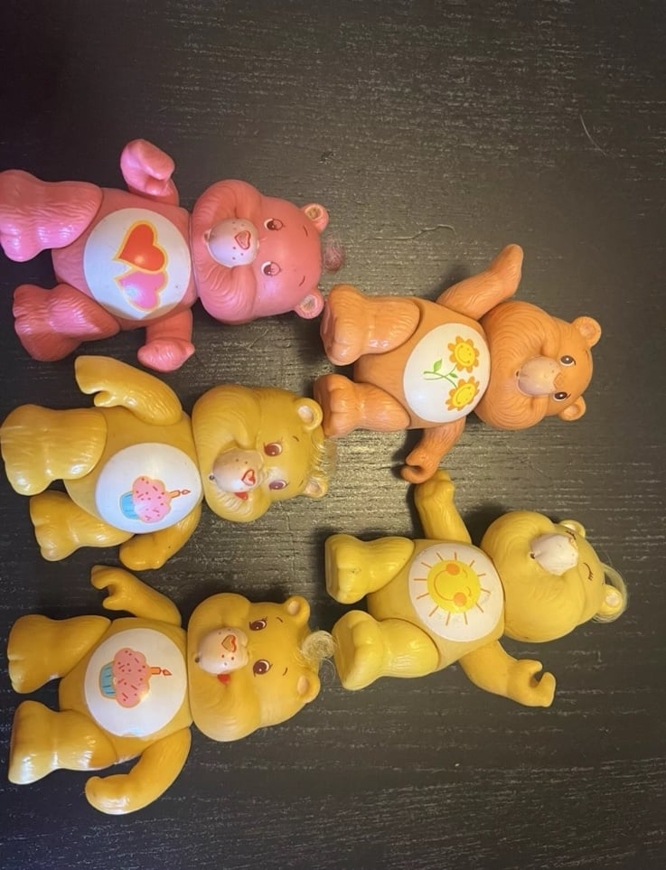 VINTAGE 1980s Care Bears - Lot Of 5