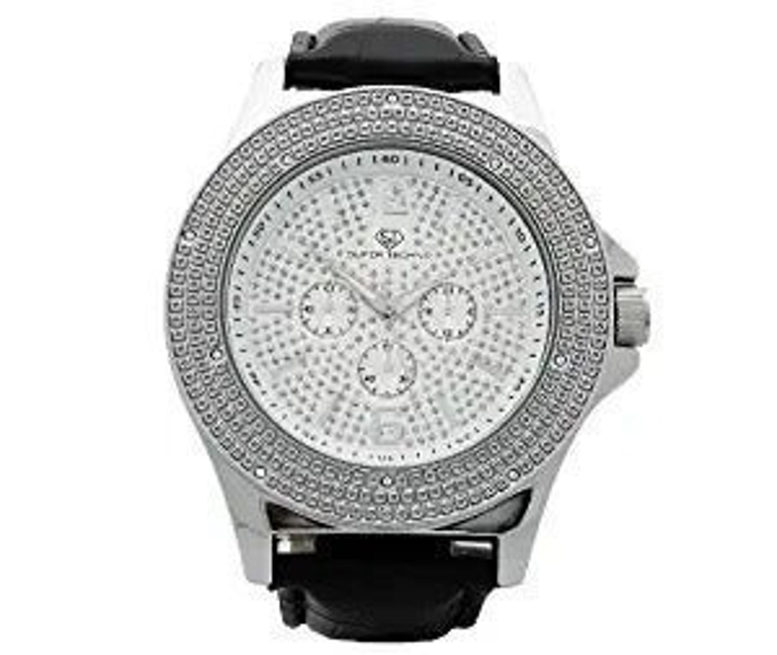 Super Techno Mens 0.10ct Diamond Watch