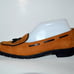 SALVATORE FERRAGAMO Belgian Loafer Suede Leather 7 ITALY Shoes w/ tassle