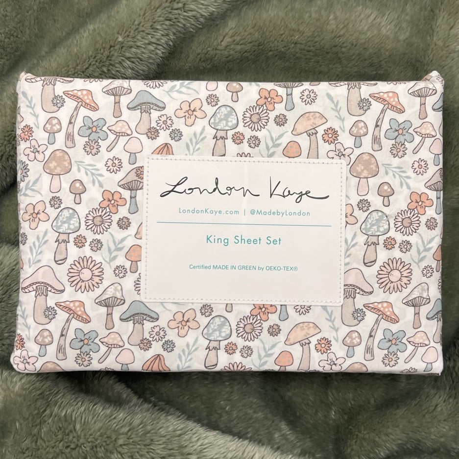 Mushroom King Sheet Set