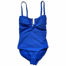 144 Sea Level Women's Spinnaker Royal Blue U-Bar Bandeau One-Piece Swimsuit 4