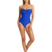144 Sea Level Women's Spinnaker Royal Blue U-Bar Bandeau One-Piece Swimsuit 4
