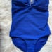 144 Sea Level Women's Spinnaker Royal Blue U-Bar Bandeau One-Piece Swimsuit 4