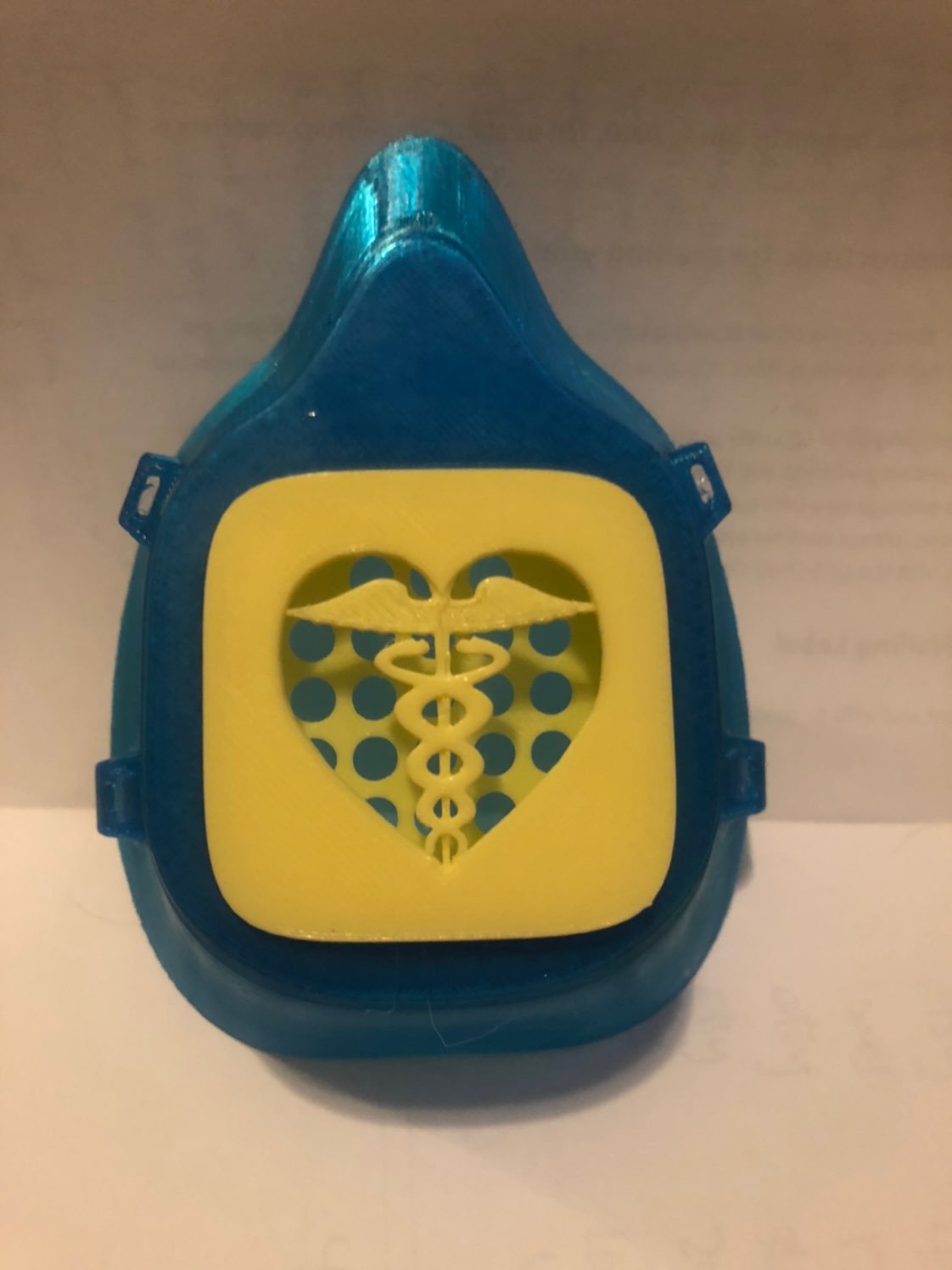 3d printed face masks nurse/wonder woman