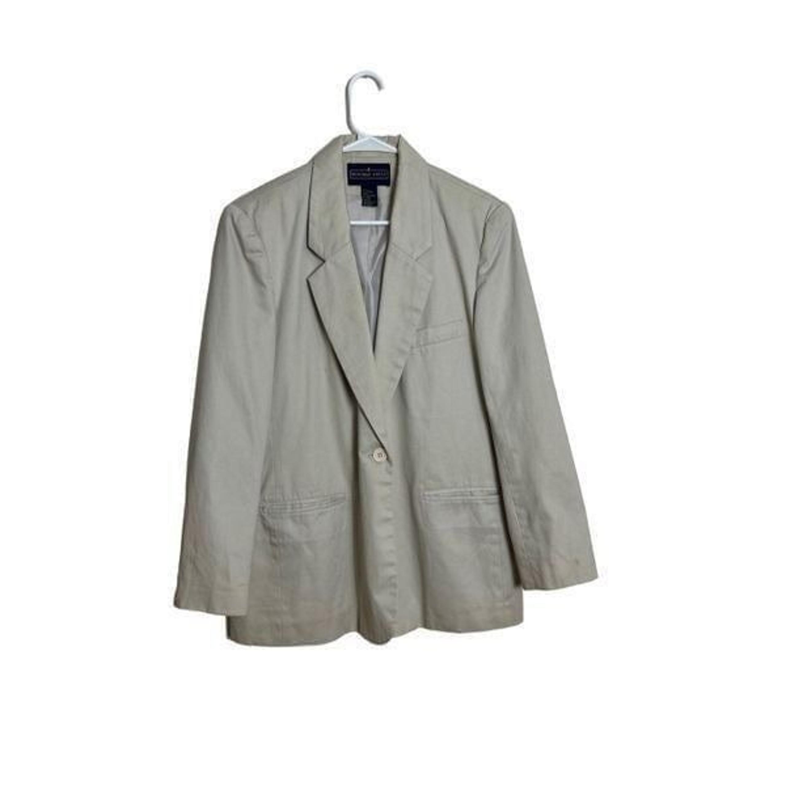 Herman Geist Beige Women’s Blazer Size 12