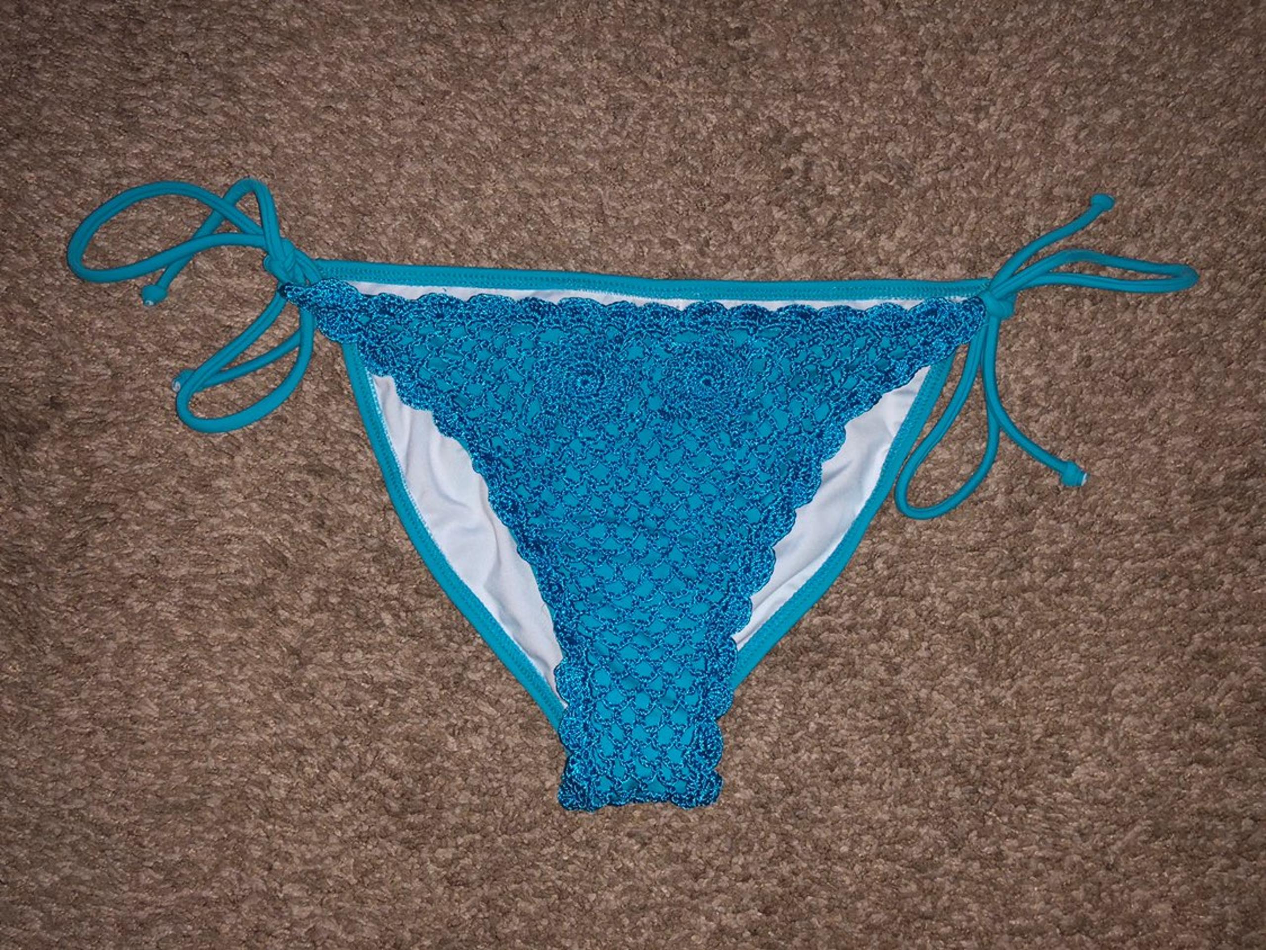 Crochet Bikini Side Tie Bottom By Venus