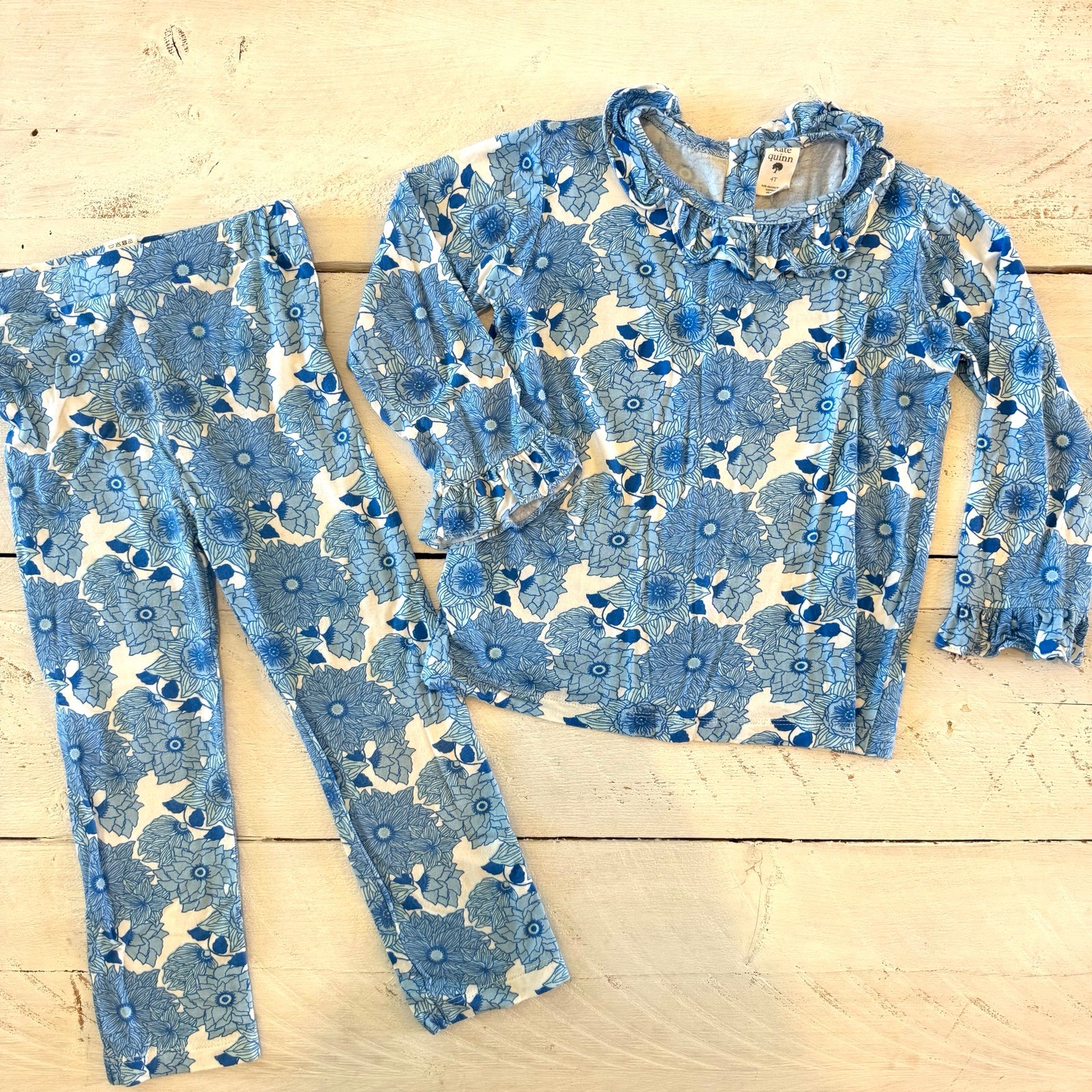 Kate Quinn Blue Vintage Floral Set
