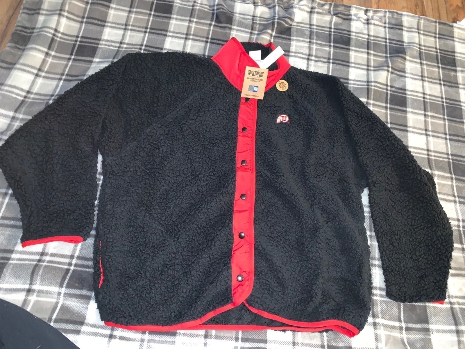 VS Pink Utah sherpa jacket