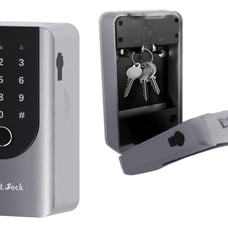 Smart Lock Box for House Key with Built-in Doorbell,Fingerprint Lock Box APP