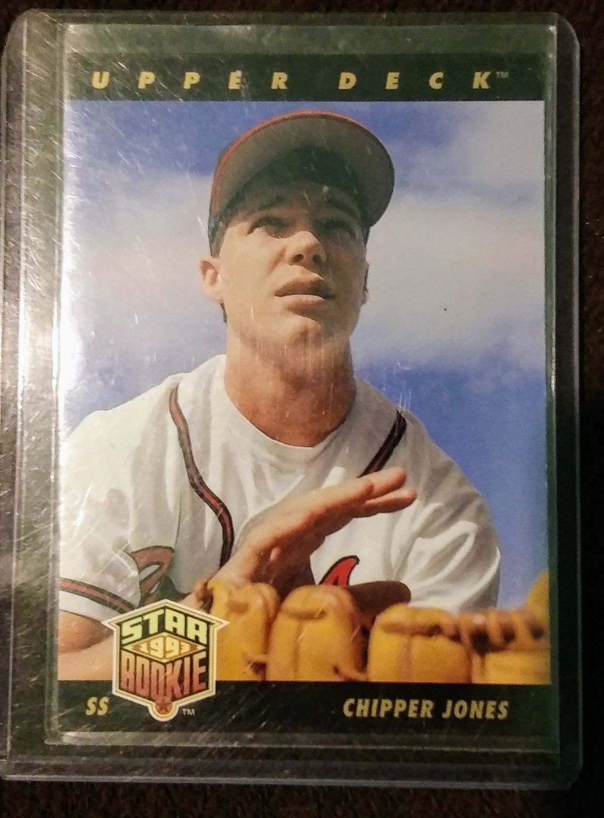 Upper Deck 1992 Chipper Jones Rookie bas