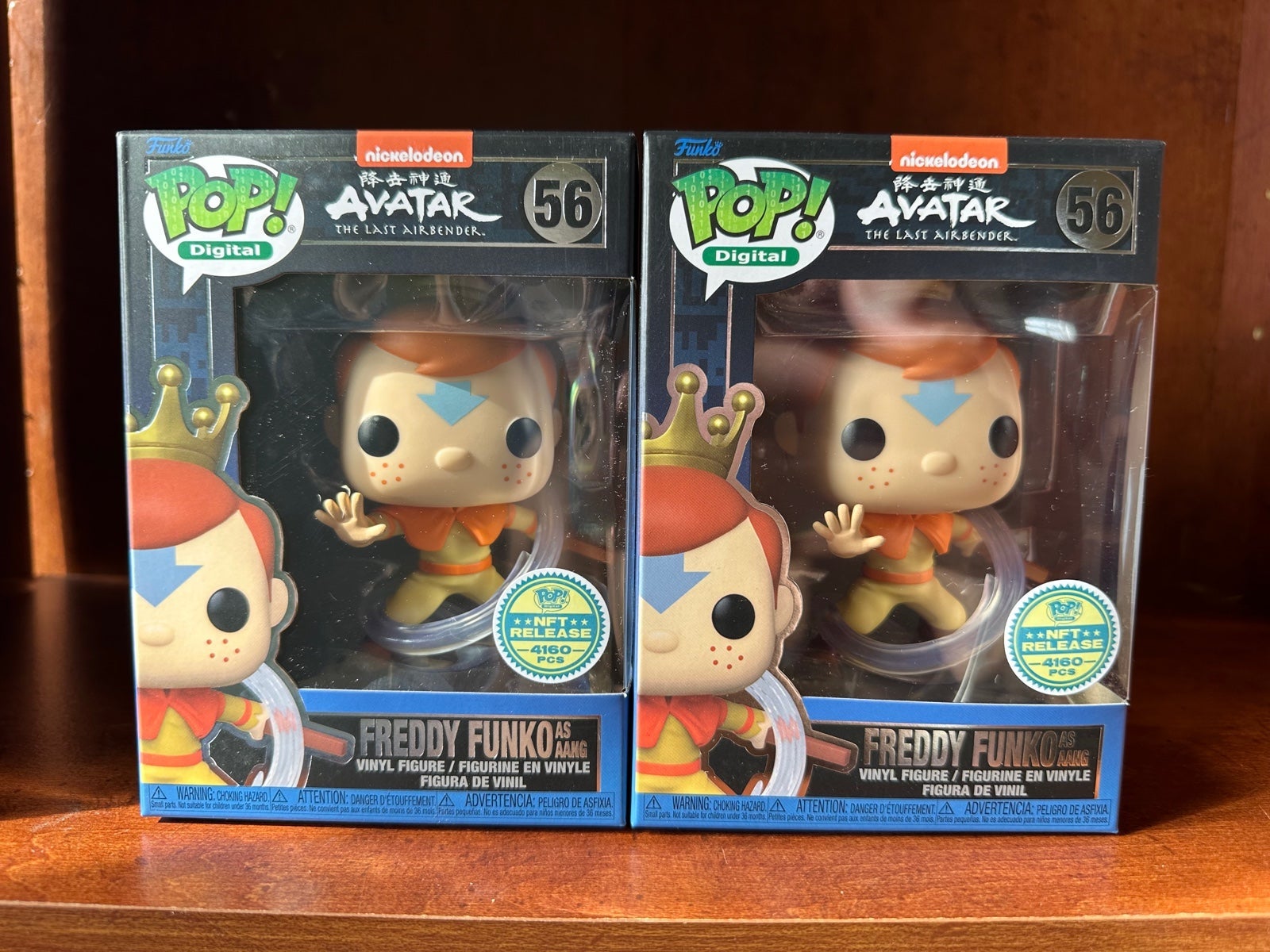 Freddy Funko as Aang Funko Pop